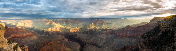First Light in the Canyon